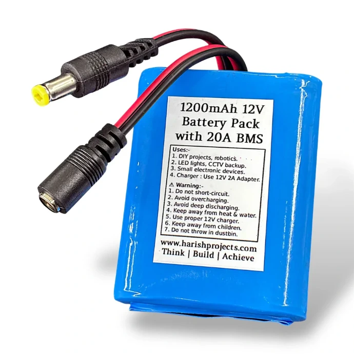12v battery pack rechargeable